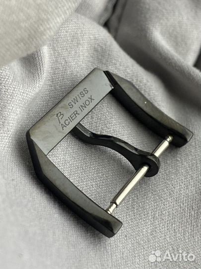 Черная матовая пряжка 18мм iwc для часов