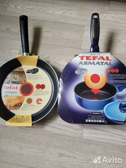 Сотейник с крышкой tefal armatal 24 см.- 3 л.новый