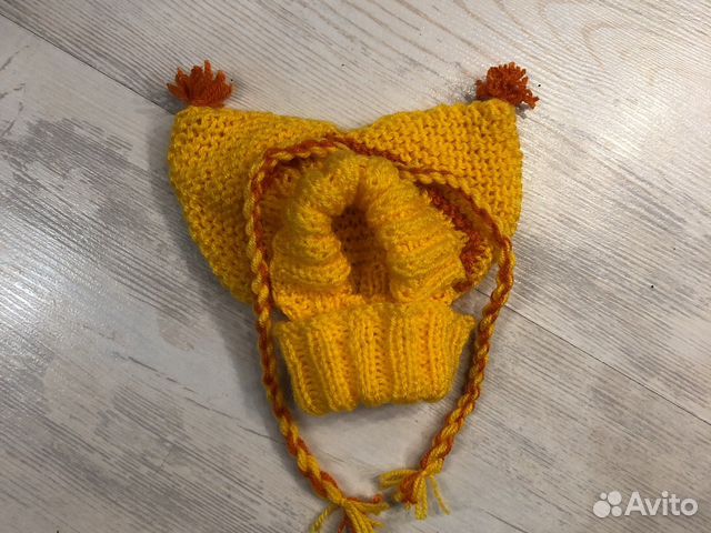 Вязаная шапка для собак