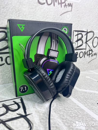 Наушники игровые с RGB подсветкой