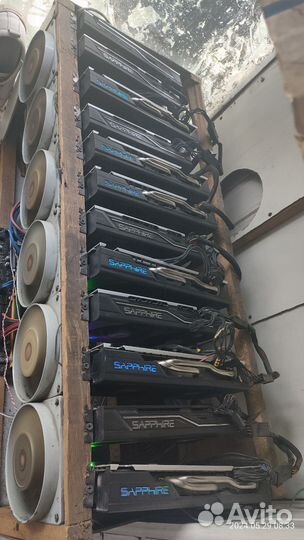 Майнинг ферма AMD Radeon rx