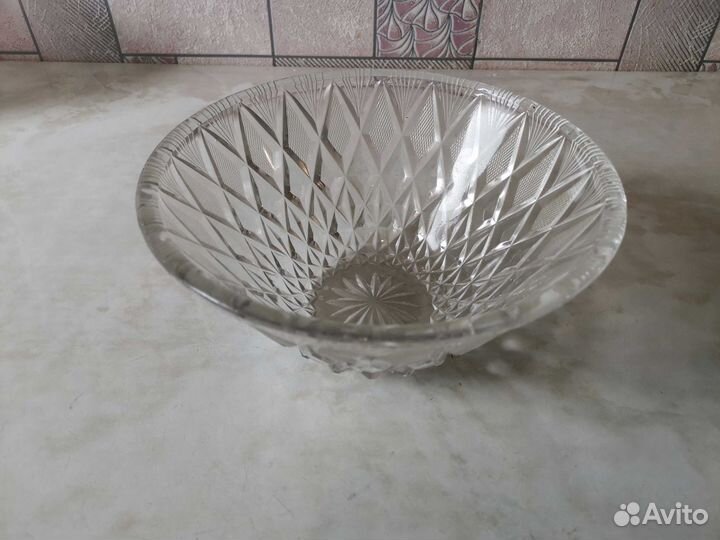 Салатница Салатник Конфетница Хрусталь СССР