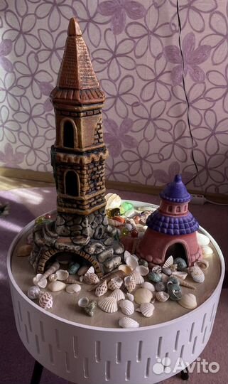 Декорации для аквариума замки