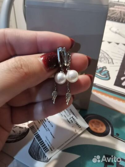 Новые Серебряные серьги