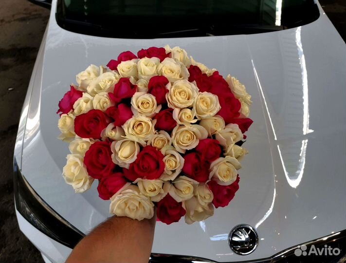 Розы, букет цветов, 101 роза, 51 роза. Розы опт