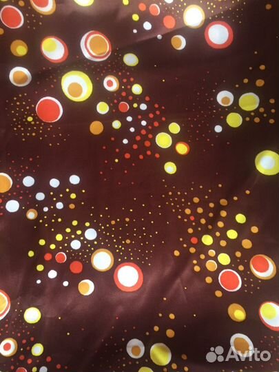 Отрезы тканей СССР: шёлк, сатин, вельвет, джинс