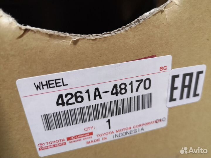 Диск Lexus RX F-Sport R20 новый оригинал