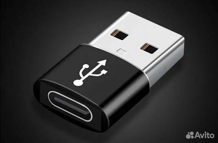 Переходник с USB OTG «папа» на «мама» типа C