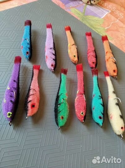 Поралоновая рыбка для джига