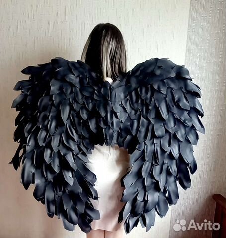 Крылья ангела черные вниз