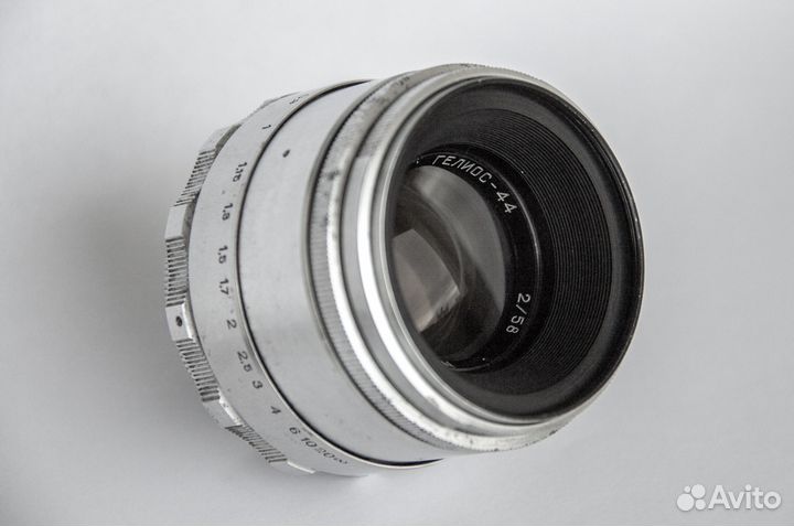Легендарный серебристый helios 44 на Canon