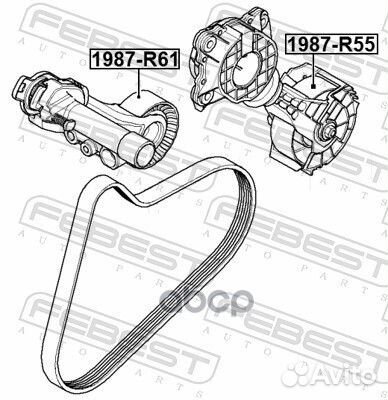 Ролик натяжной mini R55-R59 2005-2013 1987-R61