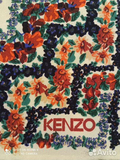 Шарфик платок шелковый