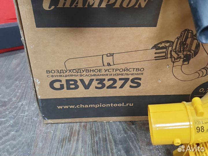 Бензопушка-пылесос champion gbv327s
