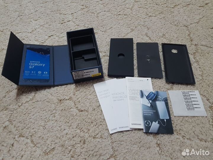 Коробка от Samsung S7