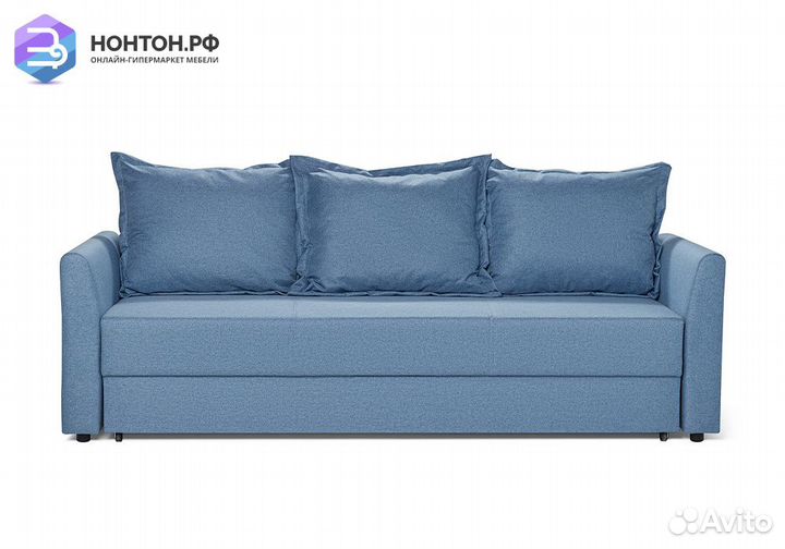 Диван еврокнижка Монца синий