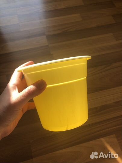 Горшок для цветов (пластик)