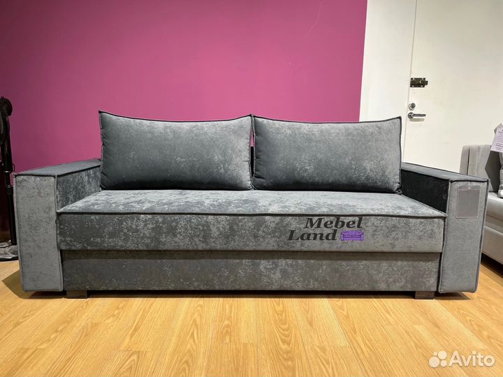 Диван прямой раскладной лофт независимые пружины