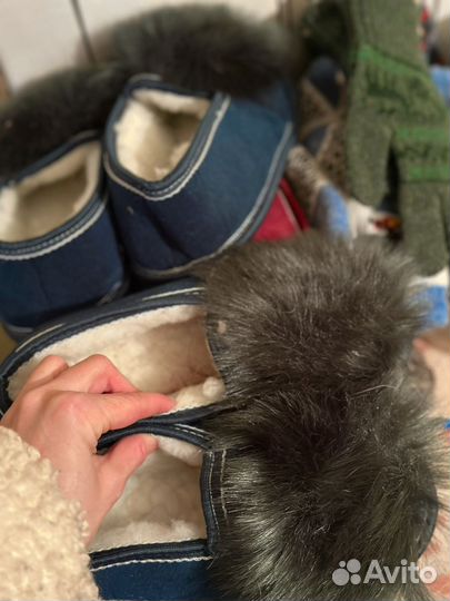 Чуни из овчины