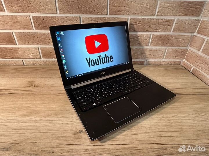 Геймерский acer aspire A715-71G-51YA (GTX1050-2GB)