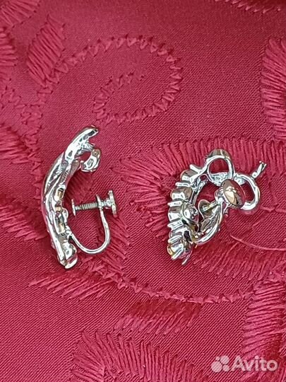 Серьги клипсы Coro