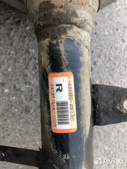 Задние пневмостойки lexus rx300