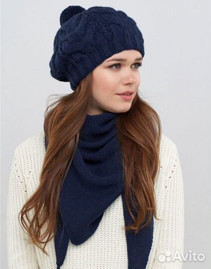 Комплект (берет и косынка)