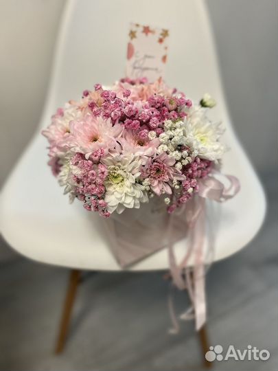 Цветы в коробочках