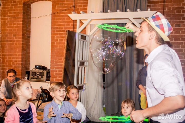 Шоу мыльных пузырей