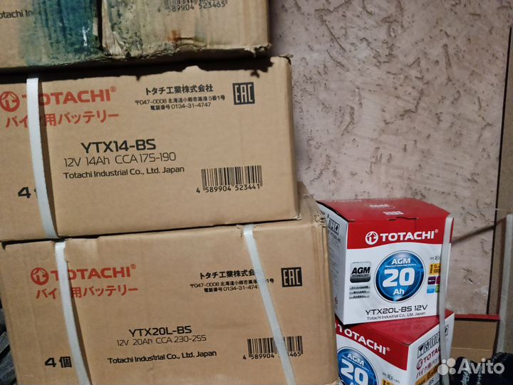 Аккумулятор totachi AGM