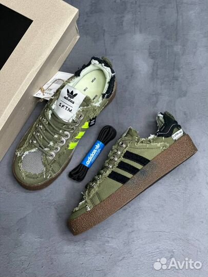 Кроссовки Adidas campus 80s зеленые 37-41