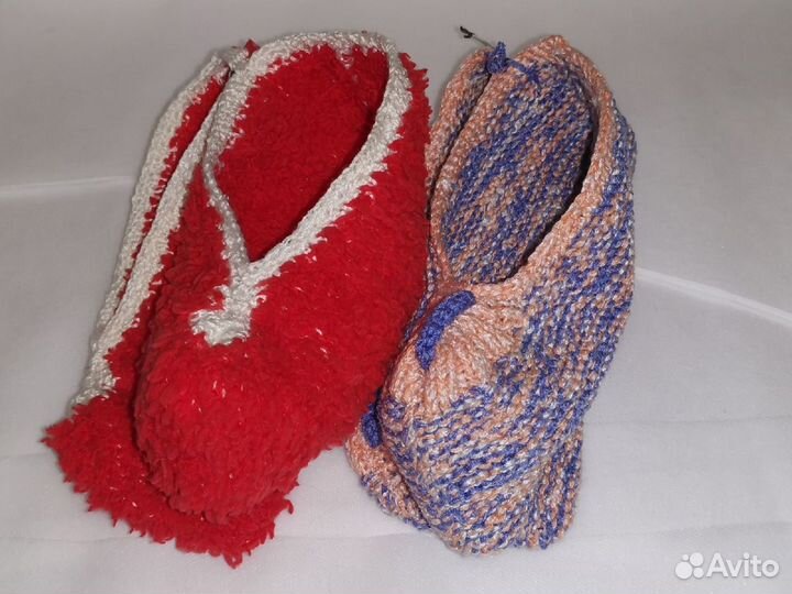 Носки ручной вязки теплые