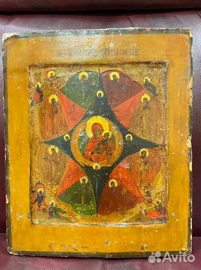 Старинные иконы Неопалимая Купина