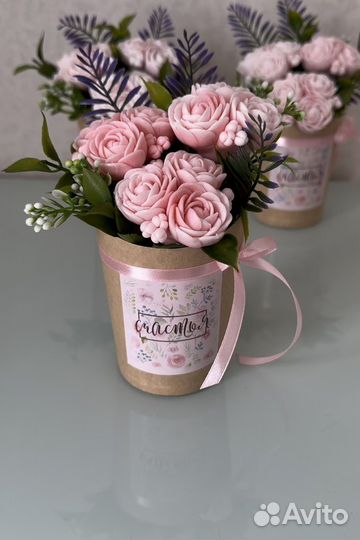 Букет хризантем с доставкой, букет из мыла, розы