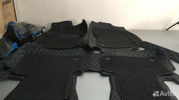 3D Коврики Geely Салон Багажник из Экокожи