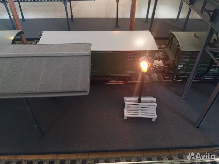 Скамейки для макета 1:87