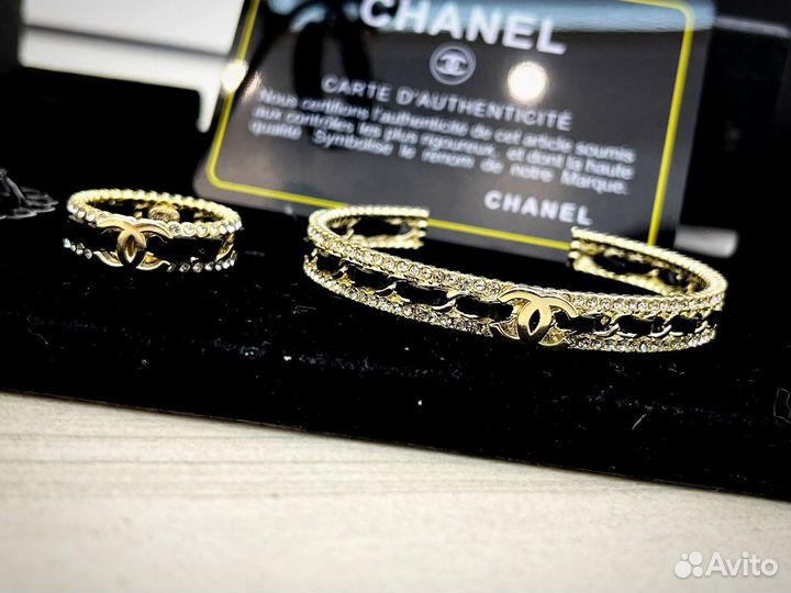 Серьги chanel браслет шанель чокер шанель