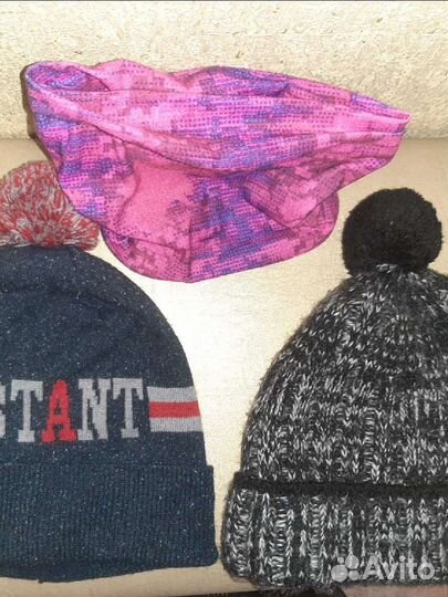 2 шапки и 2 снуда на мальчика