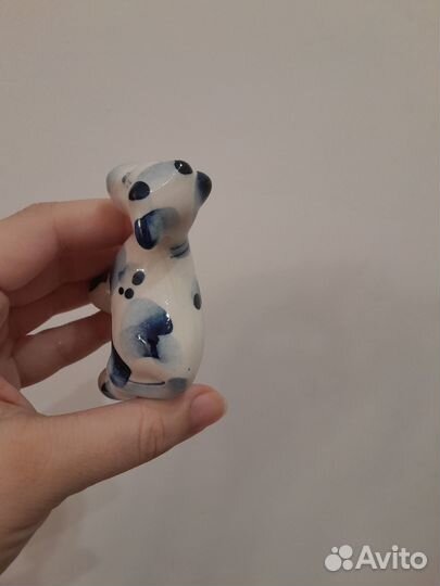 Трещина гжель корова