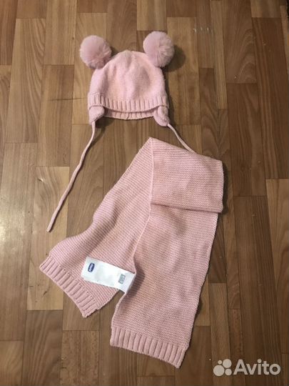 Комплект шапка, шарф chicco