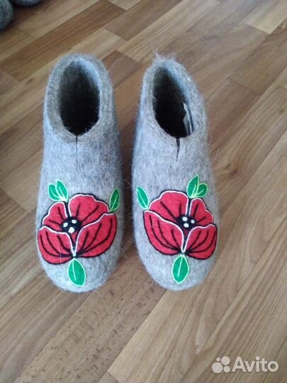 Тапки валяные