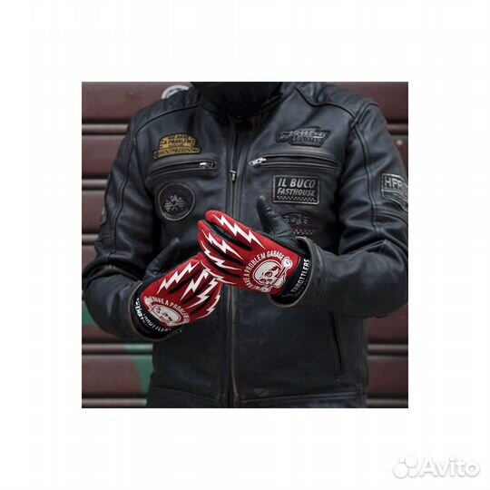 Мотоперчатки Holy Freedom Tools Red / Black