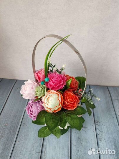 Мыло ручной работы букеты