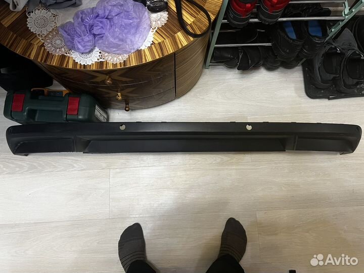 Наклалдка на задний бампер шкода октавия дорест