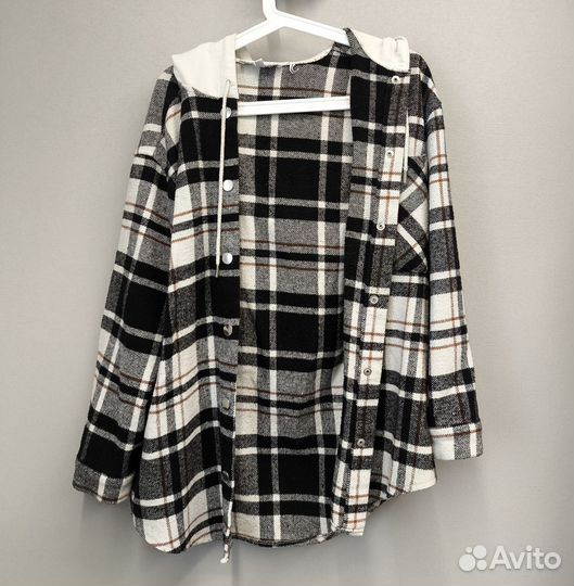 Рубашка в клетку женская