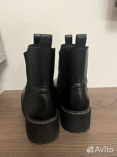 Черные ботинки челси женские 37 H&M