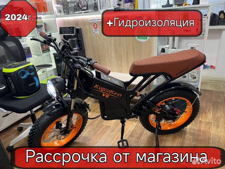 Электровелосипед фетбайк kugoo kirin V5