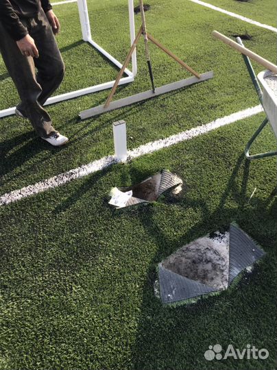 Укладка искусственного газона