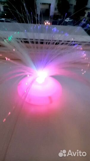 Декоративная лампа оптико-волоконная