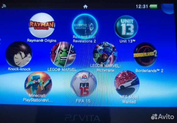 Sony ps vita 128gb +80 игр